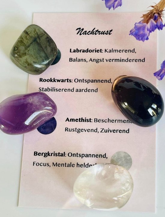 Edelstenen Set voor Betere Nachtrust