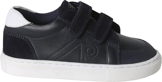 Vertbaudet Baskets en cuir à scratchs, collection enfant bol