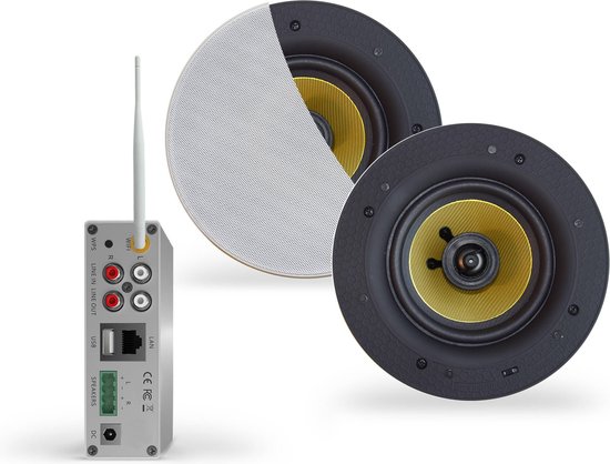 AquaSound WMA50-SW WiFi-Audio versterker 50 Watt met Samba speakers van AquaSound — afbeelding 5
