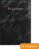 Paspoort hoesje – Paspoorthouder – Kunstleer – Paspoorthoes – Reisportomonee – Paspoorthoesje – Zwart
