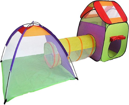 Kinder Tipi Speeltent – Opvouwbare Speelhuis Voor Binnen & Buiten