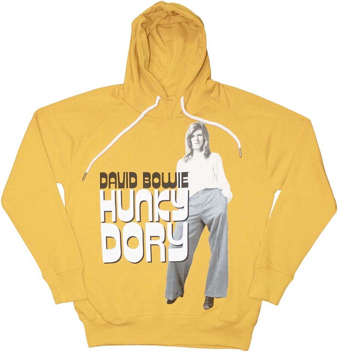 David Bowie - Hunky Dory 2 Hoodie/trui - L - Geel