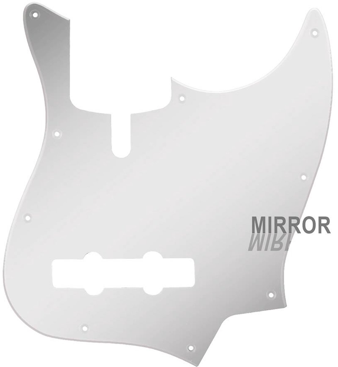 Boston M4V-210-MC pickguard, Sire Marcus Miller V-series 4-string, 2 ply, mirror chrome
