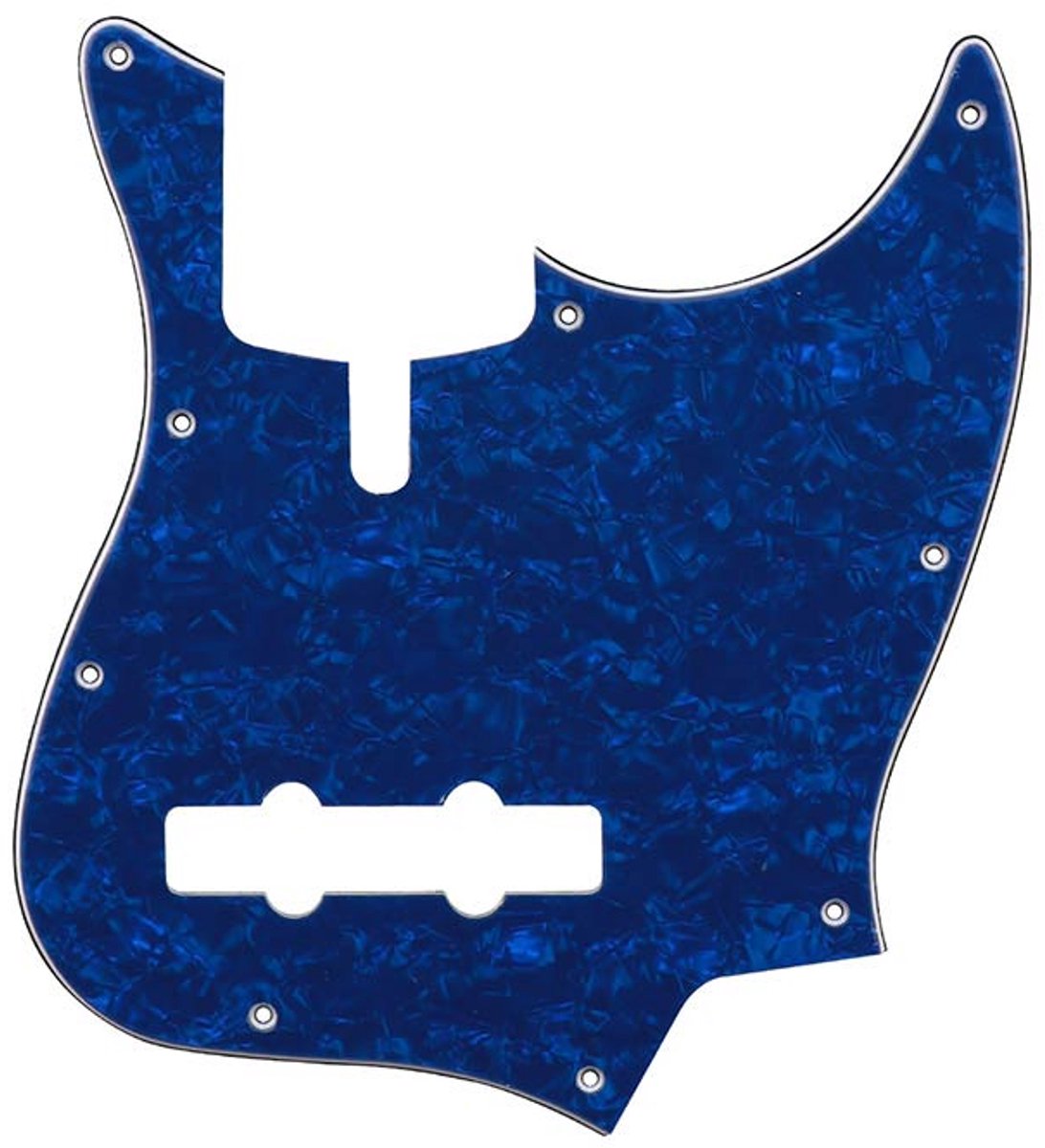 Boston M5V-310-PBU pickguard, Sire Marcus Miller V-series 5-string, 3 ply, pearl blue
