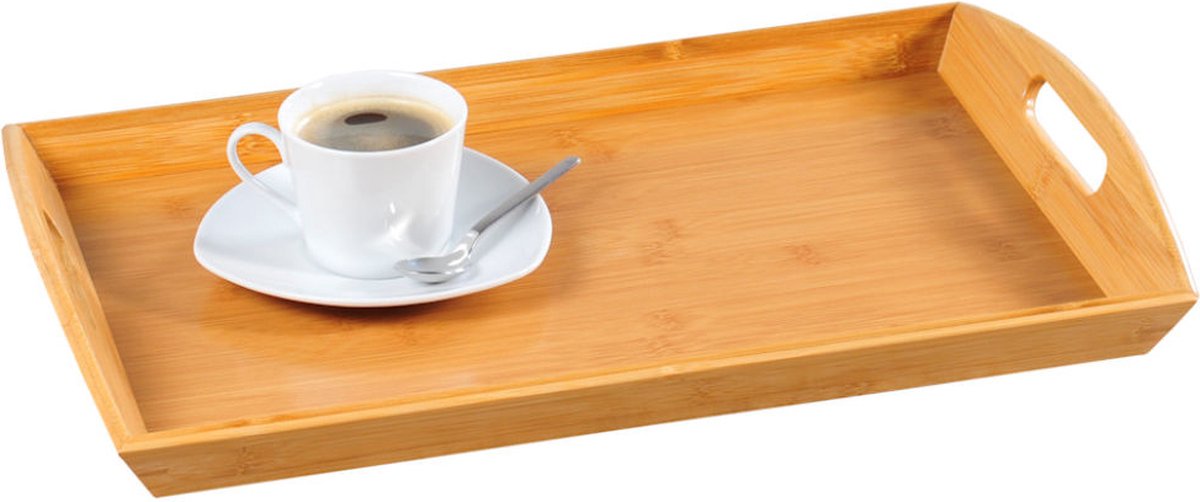 Dienblad Rechthoekig - FSC® Bamboe MDF Hout - Afm. 48 x 31 x 5.5 cm