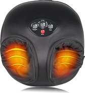 Bol.com Massage Apparaat Shiatsu-massage voeten verwarmen luchtdruk zwart - Elektrisch apparaat aanbieding