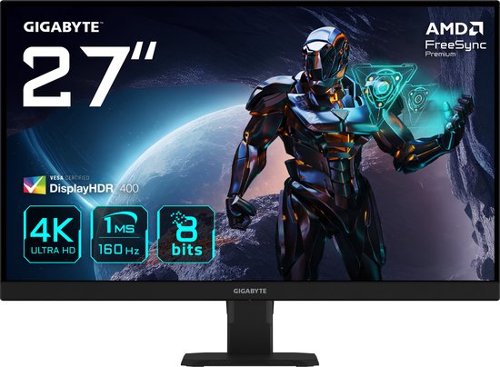 Gigabyte GS27U - 4K IPS Gaming Monitor - 160Hz - 27 inch