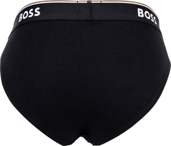 Zwarte BOSS slip, achterkant met 'BOSS' op de band.