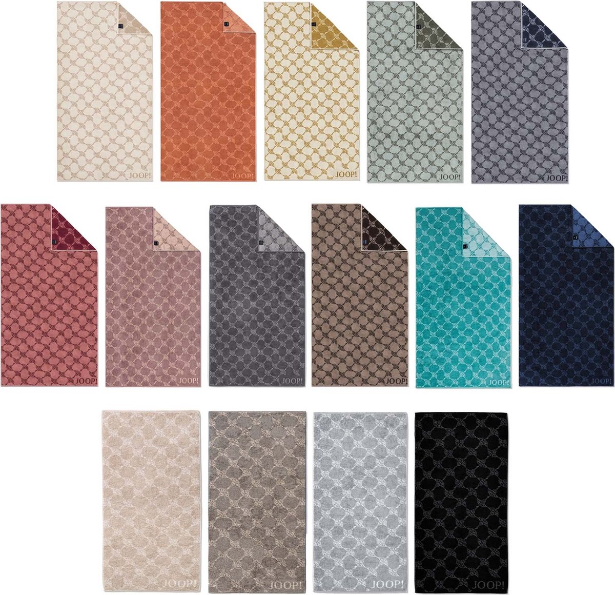 JOOP! Douche handdoek Classic Cornflower Een maat, 80x150 Set van 1