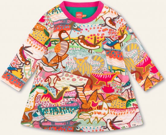 Pantalon Enfant Oilily En Jersey Coloré - Modèle 'Bambi Dillo' Avec Volants - Taille 92 Ou 104 - Neuf Avec étiquettes