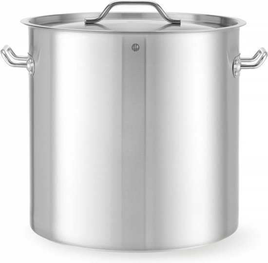 Grote Kookpan 20 Cm - Diadem Plus Met Glazen Deksel - Inductie Braadpan 3l Gepolijst Cromargan Rvs