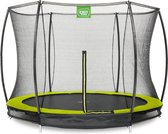 Bol.com EXIT Silhouette inground trampoline ø305cm met veiligheidsnet - groen aanbieding