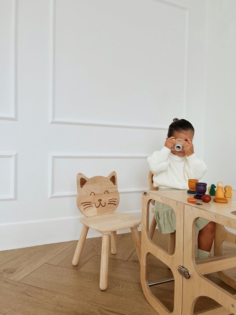 Olaf teddystof kinderbankje wit