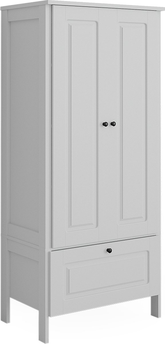 Vitalispa Ajaton Kinderkledingkast – 83.3 x 187 cm Wit