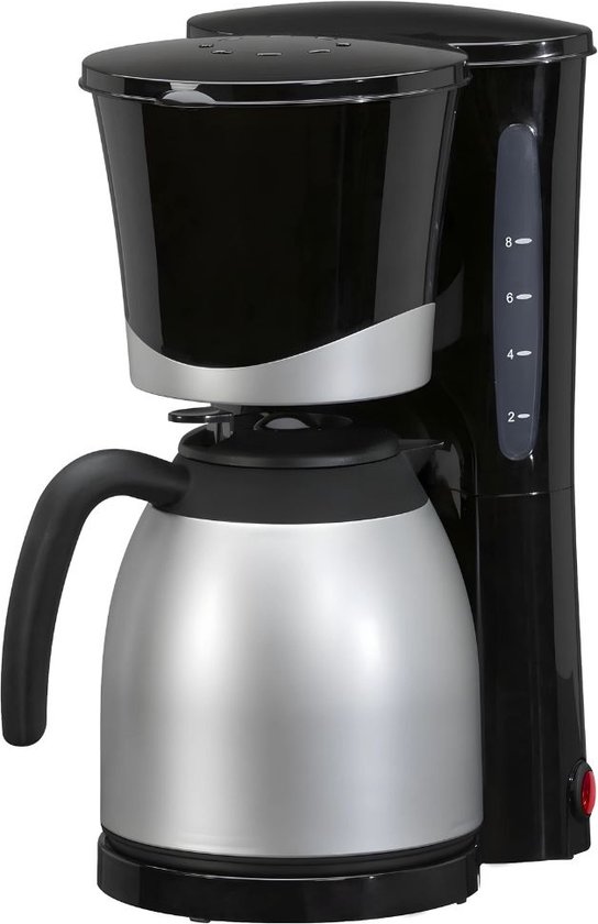 Koffiezetapparaat met Thermoskan - Koffiezetapparaat voor 10 Kopjes - Anti Drup - 1L - RVS