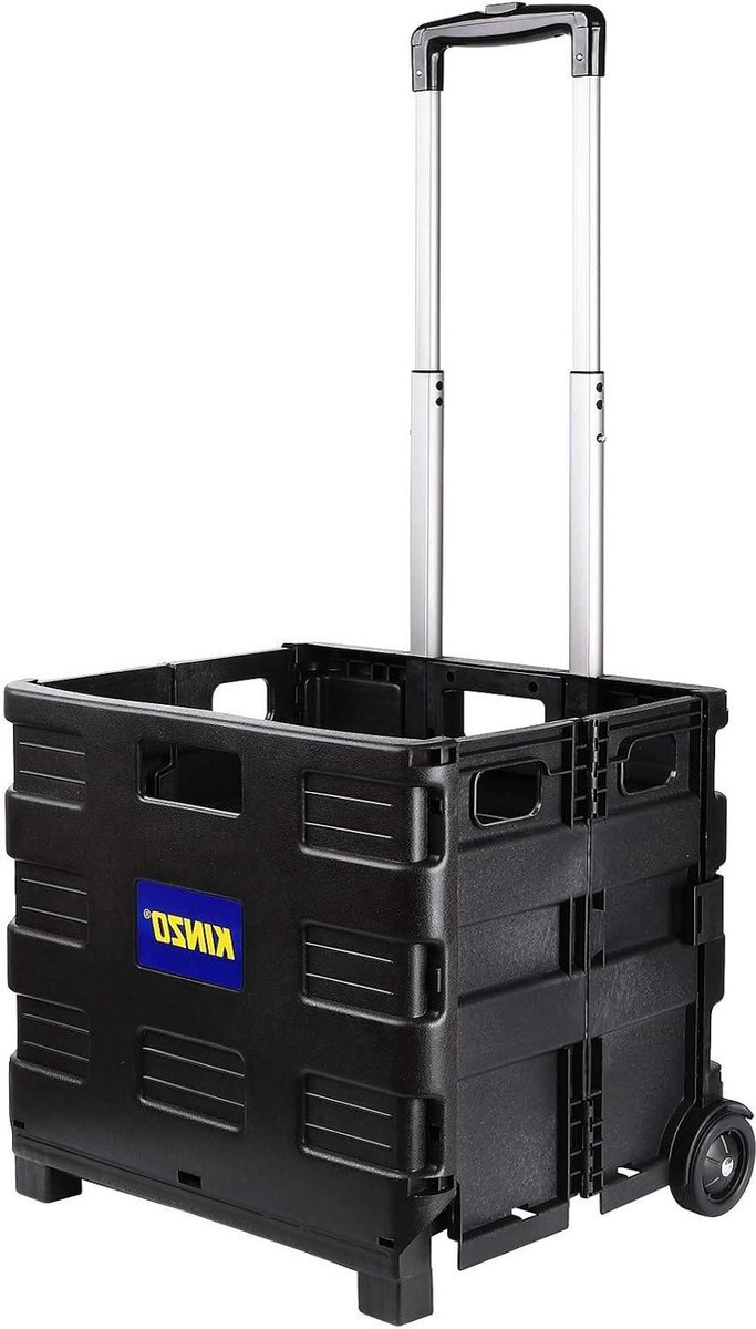 Storage Cart Foldable with Wheels Multi-Purpose Organization Cart boodschappenkrat met wielen