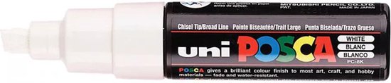 uni-ball Paint Marker op waterbasis Posca PC-8K wit