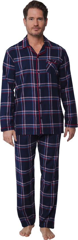 LAPASA Heren Pyjamaset Slaapset (Extra Warm Fleece Set M129, Warmer Flanel Set M95, Warm Flanel & Katoen Set M79), XL
