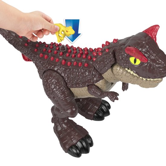 Imaginext Jurassic World™ Carnotaurus Puntige Aanvalsfiguur Bruin — afbeelding 5