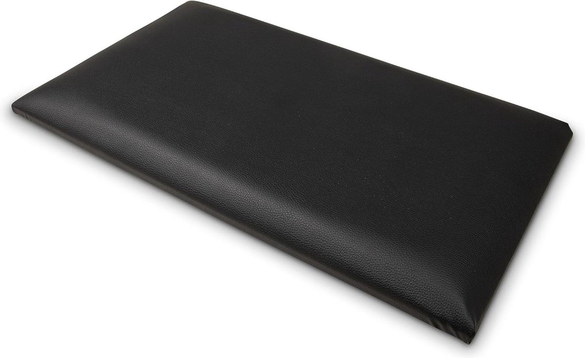 Zwarte pianobank Deluxe - 52x30 cm - Kunstleer - Zitting