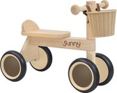 Bol.com Sunny Mini Walker Houten Loopfiets met Mandje – Vanaf 1.5 jaar - Beukenhout FSC Mix - Eenvoudige montage aanbieding
