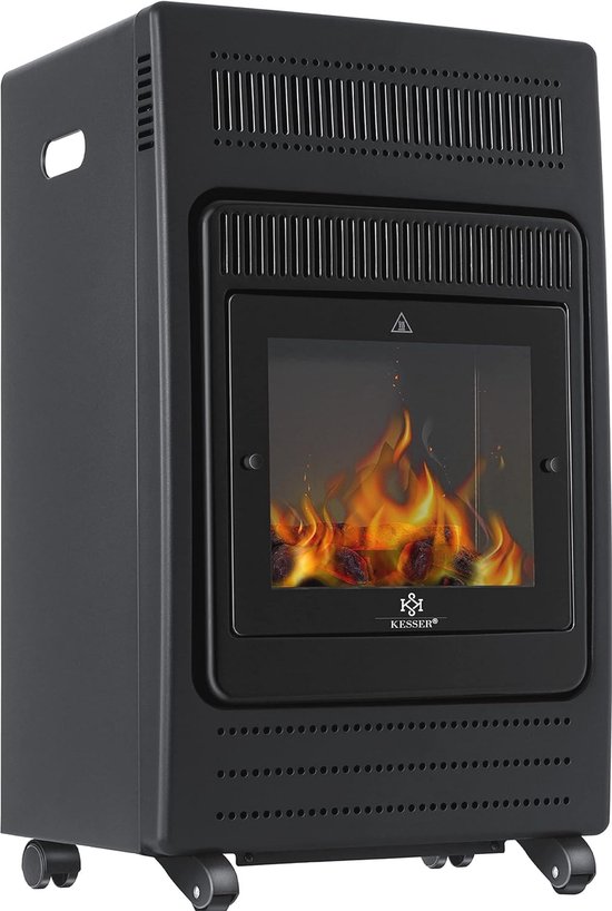 Infrarood Gaskachel met 2 Warmtestanden 3400W - Mobiele Verwarming voor Butaan- of Propaanflessen