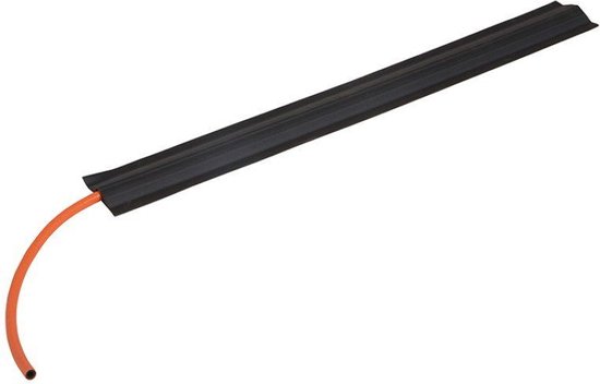 Happy Cocooning Rubber Gasslang Beschermprofiel - Zwart Rubber - 100x10x1.8 cm — afbeelding 3