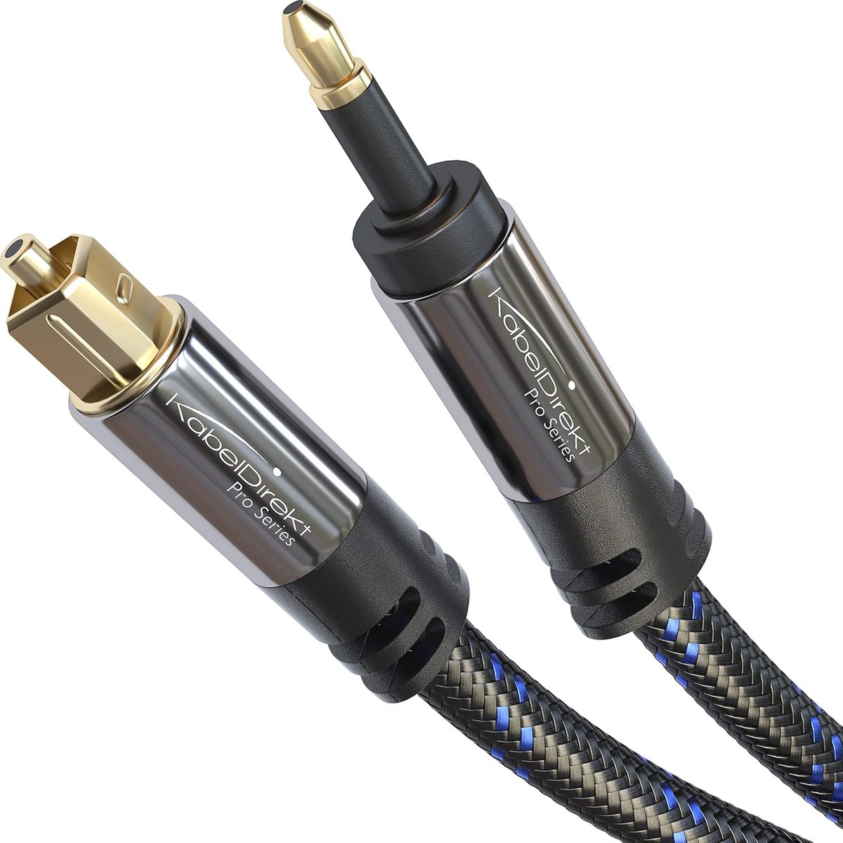 Mini-TOSLINK optische audiokabel 1,5 m voor digitale audio-overdracht