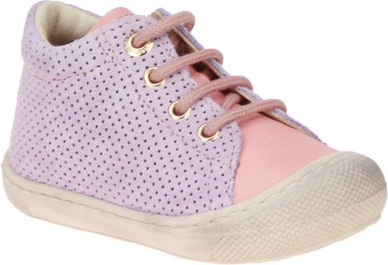 Naturino Cocoon schoenen voor eerste stappen van kwast met voering van wol, antiek roze 20, Antieke Roze