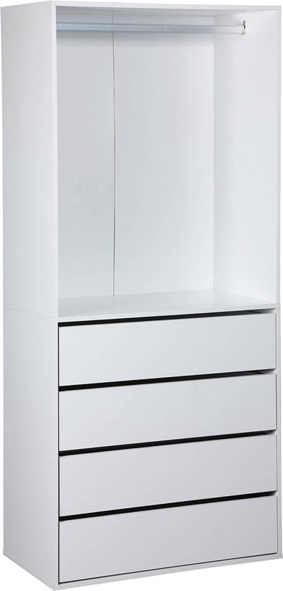 sweeek - Kledingkast, modulo, b 80 x d 45 x h 180cm