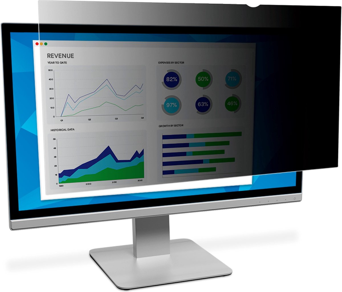 3M Privacy Filter voor 31.5in Monitor, 16:9, PF315W9B