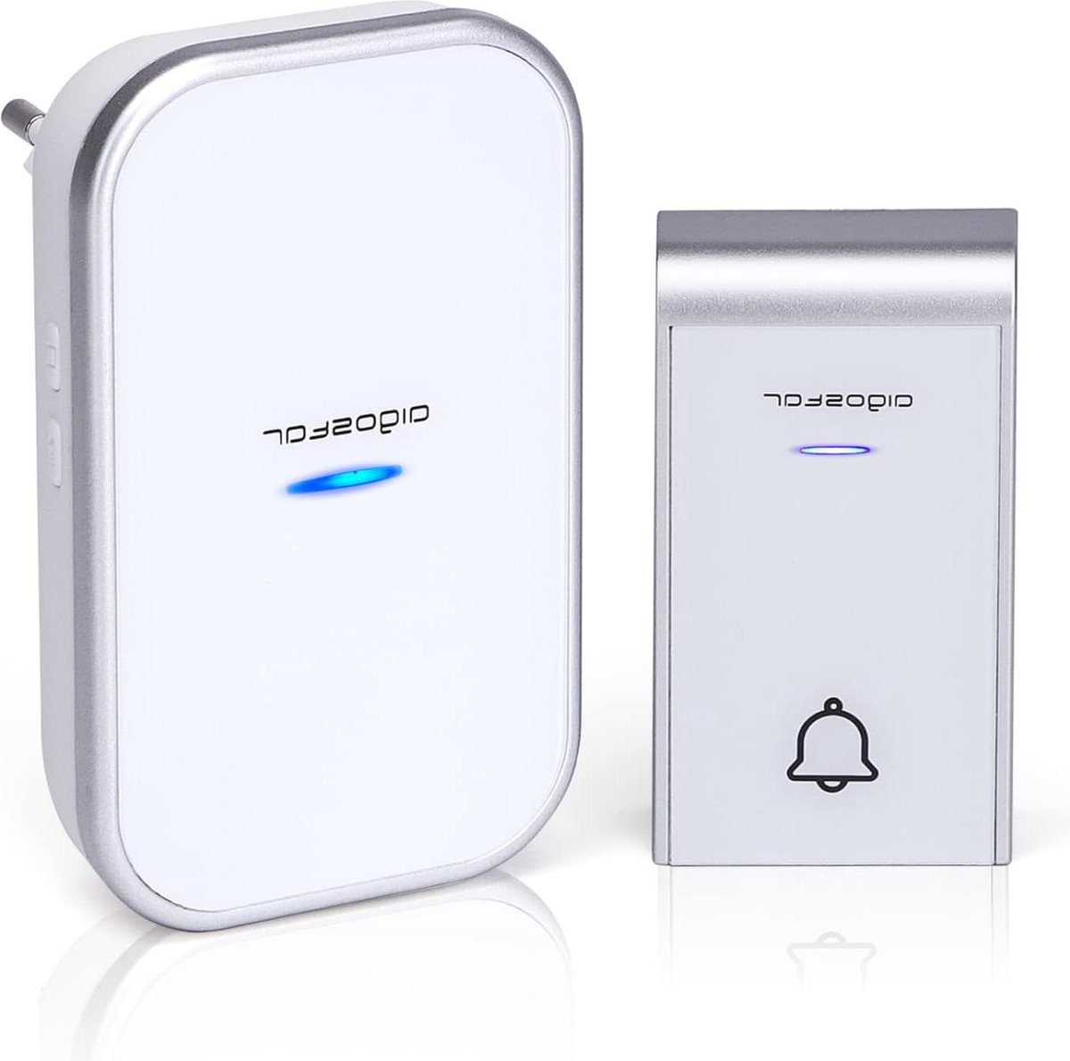 Draadloze Deurbel Met 1 Ontvanger - Plug&Play - AC - 3 Regelbaar Volume - 36 Melodieën - IP44 Waterdicht - Wit Deurbel