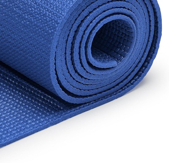 Oefening antislip yogamat duurzaam compact licht gewatteerd ondersteuning voor warme yoga pilates rekoefeningen meditatie en vloertrainingen - Sunny Health & Fitness Yoga mat — afbeelding 2