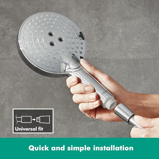 Hansgrohe Raindance Select S handdouche 120 3jet EcoSmart 9 l/min Chroom 26531000