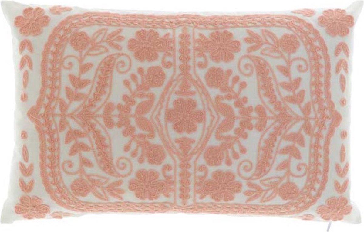 Unique Living D- Unique Living | Kussen Mena 30x50cm old pink | Kussen woonkamer of slaapkamer Roze