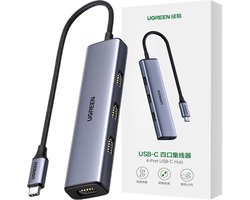 Hub UGREEN CM473 Type C naar 4x USB 3.0 (grijs)