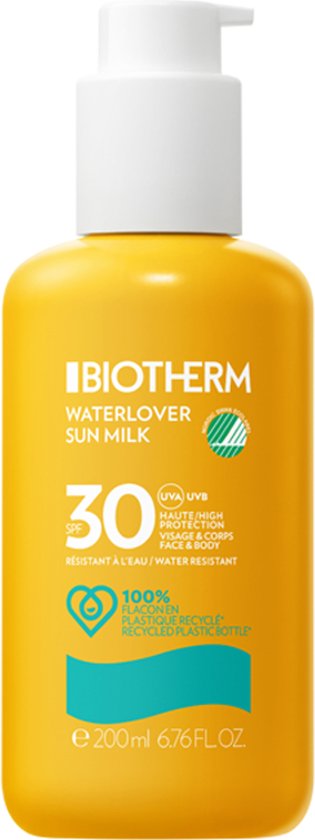 Biotherm Waterlover Lait solaire SPF30 - protection solaire - 200ml