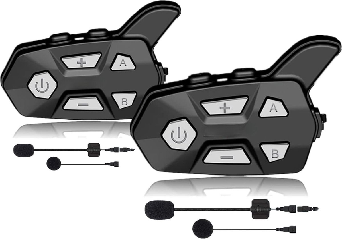 Lexium Motorhelm headset - Cadeau voor hem - Headset helm - Intercom motor - Motorhelm headset bluetooth