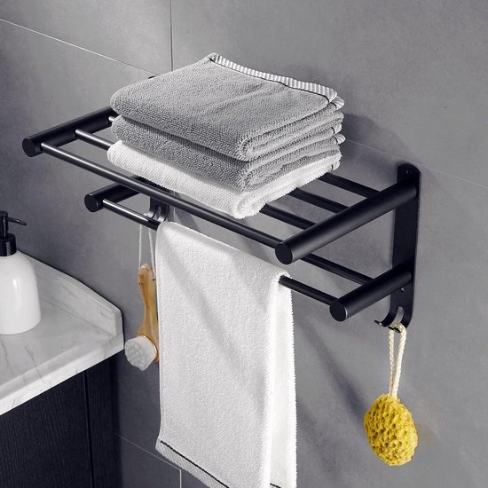 Vrijstaande Handdoekenrek Goud Badkamer