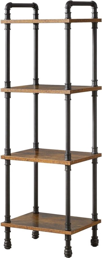 VASAGLE Ladderplank, 4-laags boekenplank, boekenkast