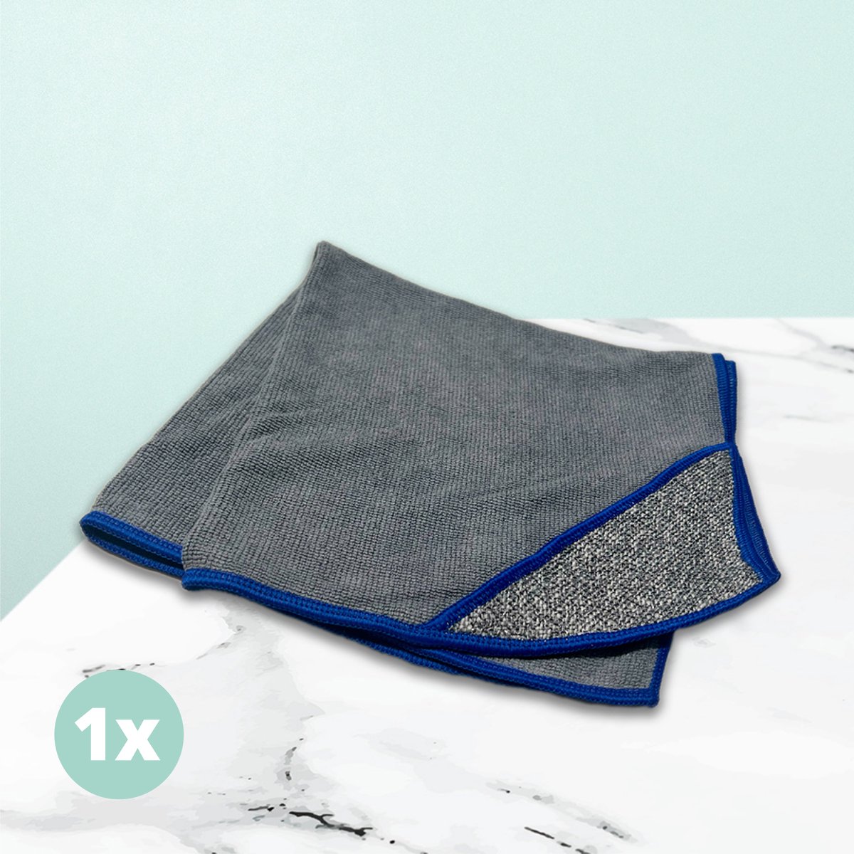 Goedkoopste Schoonmaakdoek microvezel met scrub (perfect voor inductie kookplaat
