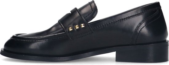 Sacha - Femme - Mocassins penny en cuir noir - Taille 42
