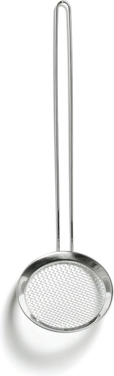 HENDI Frituurschep – Metalen draadgreep – Ø125mm – 360mm – Vaatwasmachinebestendig