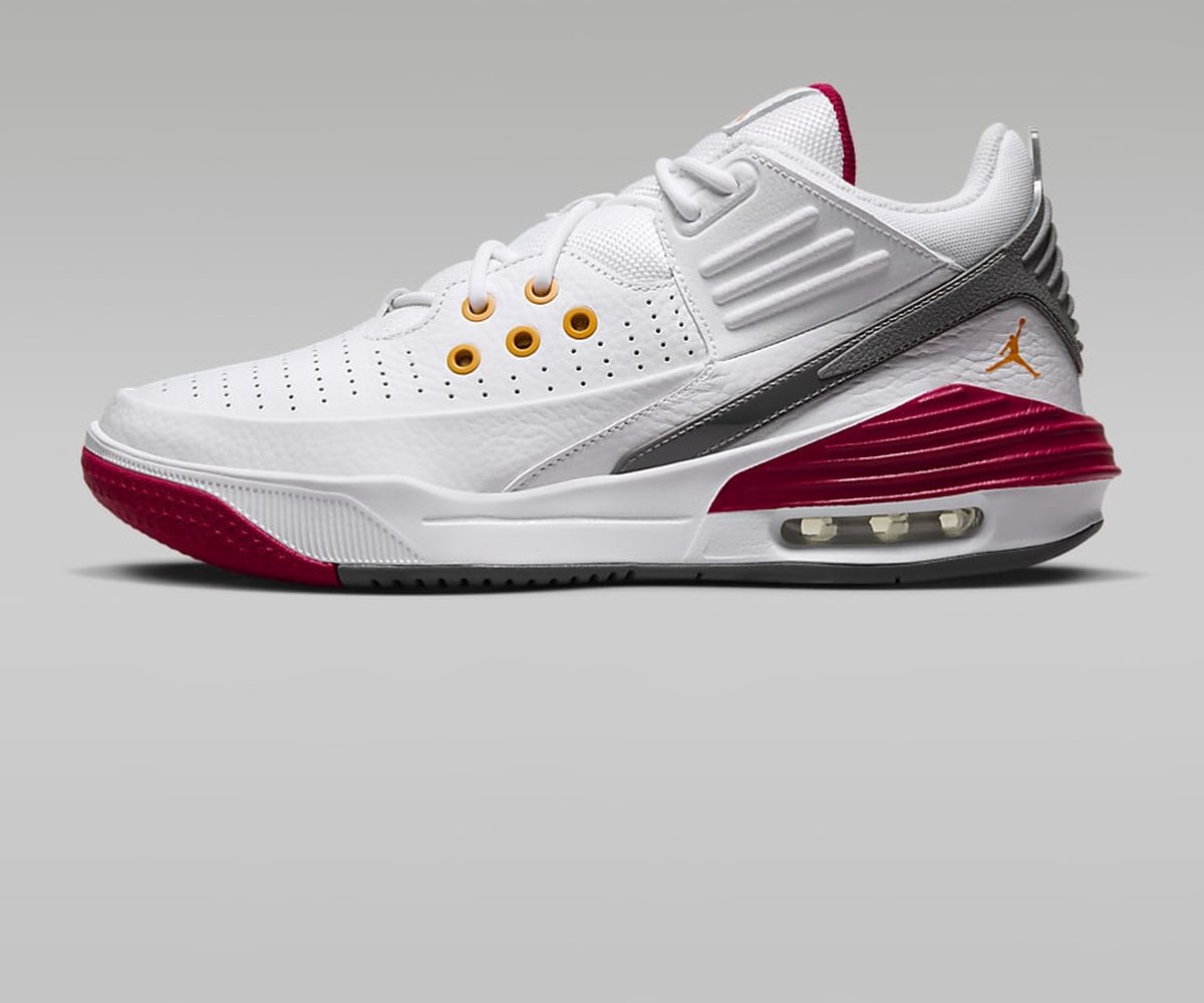 Jordan max aura 5 - Heren Sneakers - Wit/Rood- Volwassenen - Maat 45