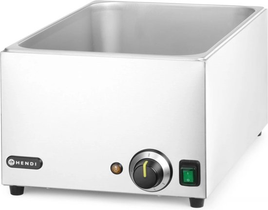 HENDI Energiezuinige bain-marie met thermostaat – roestvrij staal – 574x334x241 mm — afbeelding 5