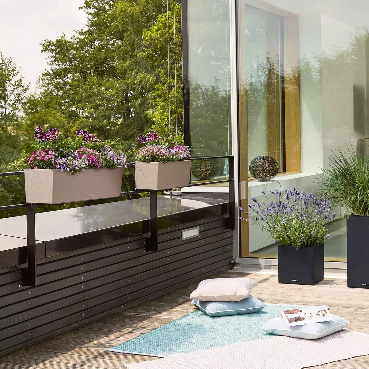 Lechuza Balconera Stone 50 - Planter - removable inner pot