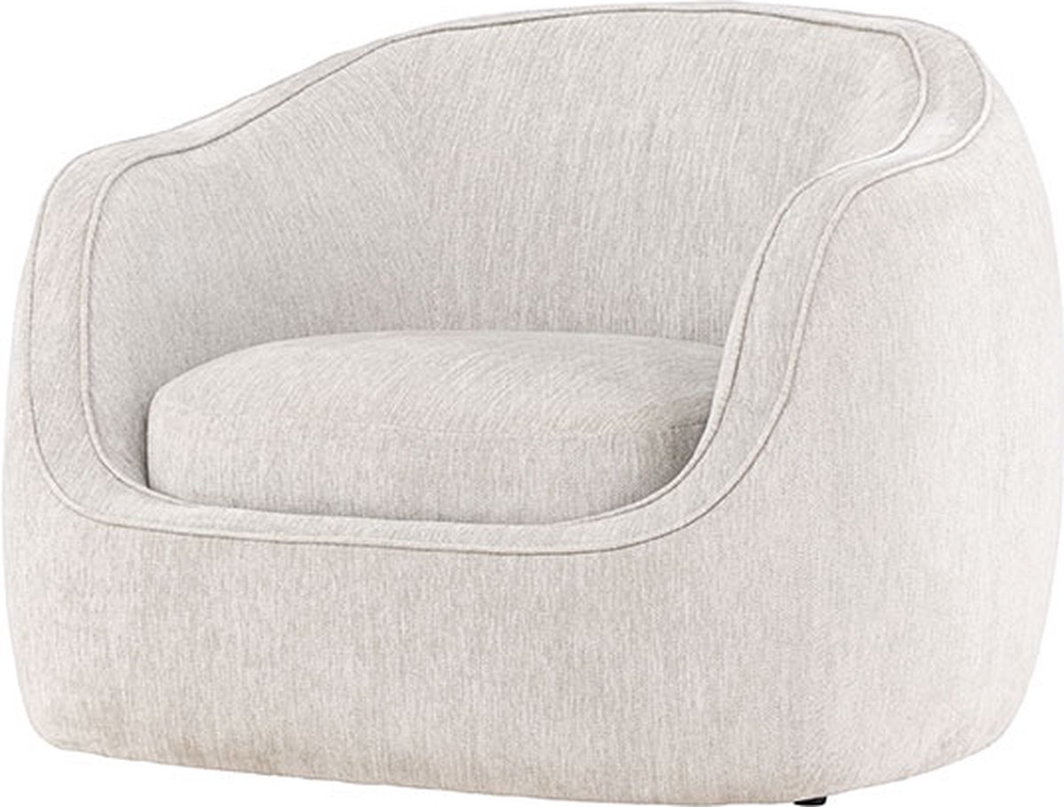 Elio fauteuil lichtgrijs.