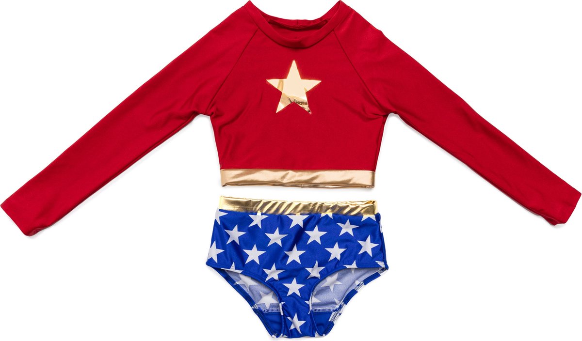 Konges Sløjd Great Pretenders Verkleedkledij Bikini Wonder Woman - Multi-4 jaar