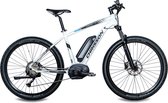 Chrisson E-Scheat Elektrische Mountainbike 27.5 Inch - E-bike 48 cm - Middenmotor - 9 Versnellingen - Hydraulische Schijfremmen - Wit