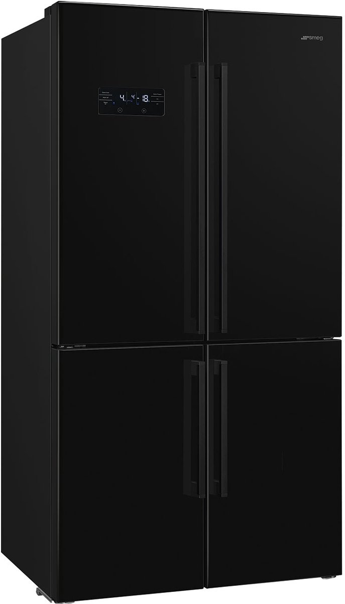 Smeg FQ60NDF - Amerikaanse koelkast - Zwart